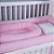 Kit Enxoval de Bebê Coleção Xadrez Rosa - Imagem 5