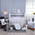 Kit Enxoval de Bebê Coleção Xadrez Branco - Imagem 1