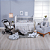 Kit Enxoval de Bebê Coleção Safari Cinza - Imagem 1