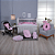 Kit Enxoval de Bebê Coleção Cor Lisa Rosa - Imagem 1