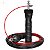 Corda pular speed rope crossfit profissional com rolamento blindado e 2 cabos de aço - Imagem 1