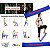 roda abdominal flexão corda pular elástico handgrip kit 7x1 - Imagem 7