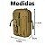 Bolsa pochete tática multiuso porta objeto - Imagem 5