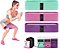 3 Faixas Elásticas mini band Exercícios Casa perna gluteos - Imagem 1