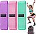 3 Faixas Elásticas mini band Exercícios Casa perna gluteos - Imagem 4