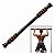 Barra fixa porta regulável 62 a 96cm treino exercício flexão - Imagem 1