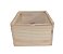 CAIXA BOX EM PINUS COM TAMPA TRANSPARENTE DESLIZANTE - Imagem 2