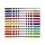 Caneta Hidrográfica FABER CASTELL 12 Canetas Bicolor 24 Cores - Imagem 2