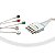 KIT RABICHO DE ECG 5 VIAS - TIPO GARRA PHILIPS - UNIMED - Imagem 1