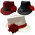 Chapeu Maria Nanalha Malandra com Rosa - Imagem 2