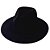 Chapeu Exu Preto Feltro Umbanda Candomble - Imagem 1