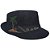Chapeu Preto Baiano Ze Do Coco Decorado Fita Coqueiro Umbanda - Imagem 1