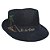 Chapeu Preto Baiano Ze Do Coco Decorado Fita Coqueiro Umbanda - Imagem 2