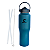 Copo Térmico c/ Canudo e Alça BigBear 946ml Azul - Imagem 3