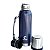 Garrafa Térmica Bear Denali Chimarrão Café 1000ml Azul - Imagem 1