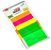 Bloco adesivo smart notes 76x76mm transparente neon BRW - Imagem 1