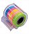 Tili Notes Roller (Nota Adesiva em Rolo) 5 cores - Imagem 1