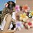 Presilha flor (Hair Clip Flowers) cor aleatoria - Imagem 1