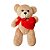Urso de pelúcia articulado com coração - Imagem 8