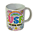 ADICIONAL - Caneca de porcelana 310ml - VSF "Vá Ser Feliz" - Imagem 1