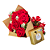 Kit Carmesim - Buquê de 6 Rosas + Ferrero Rocher 50g - Imagem 1