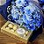 Kit Blue & Gold - Buquê Mix Azul + Ferrero Rocher 100g - Imagem 2