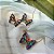 Conjunto Borboleta Esmaltada - Colar e Brinco - Imagem 1