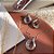Conjunto Colar + Brinco Gota - Imagem 1