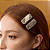Par de Presilhas Tic Tac Shine - Imagem 1