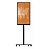Suporte Monitor Pedestal Com Rodízios Para Telas de 14 A 70 Polegadas - PED-03.2 - Imagem 1