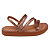 Sandália Flatform Feminina Tiras Em Strass Mississipi Mi592 - Imagem 1