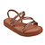 Sandália Flatform Feminina Tiras Em Strass Mississipi Mi592 - Imagem 7