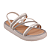 Sandália Flatform Feminina Tiras Em Strass Mississipi Mi592 - Imagem 12
