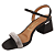 Sandália Casual Feminina Salto Bloco Strass Vizzano 6428139 - Imagem 9