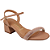 Sandália Casual Feminina Salto Bloco Strass Vizzano 6428139 - Imagem 3