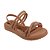 Sandália Casual Infantil Menina Tiras Strass Pink Cats V4611 - Imagem 3