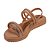 Sandália Casual Infantil Menina Tiras Strass Pink Cats V4611 - Imagem 5