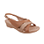 Sandália Anabela Feminina Slingback Comfort Flex 2472405 - Imagem 8