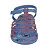 Sandália Infantil Menina Bag Grendene 23199 Stitch Clutch - Imagem 3