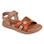 Sandália Feminina Flatform Couro Pegada 232804 - Imagem 2