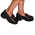 Sapato Loafer Feminino Sola Alta Slip On Confortável Dakota D0292 - Imagem 2