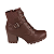 Bota Coturno Salto Grosso Com Cadarço Feminino Dakota G9541 - Imagem 3