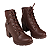 Bota Coturno Salto Grosso Com Cadarço Feminino Dakota G9541 - Imagem 1
