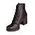 Bota Coturno Salto Grosso Com Cadarço Feminino Dakota G9541 - Imagem 9