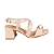 Sandália Feminino Casual Salto Bloco Conforto Dakota Y9753 - Imagem 2