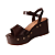 Sandália Anabela Feminino Anatômica Casual Dakota Y9542 - Imagem 3