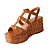 Sandália Anabela Feminino Anatômica Conforto Casual Dakota Y9541 - Imagem 3