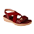 Sandállia anabela Conforto Anatõmica Casual Feminino Usaflex Ud04007 - Imagem 2