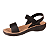 Sandália Feminino Confortável Casual Elástico Terra E Agua 479011 - Imagem 4