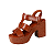 Sandália Salto alto Grosso Calce Fácil Moda Feminino Bebecê 5119054 #Desconto - Imagem 9
